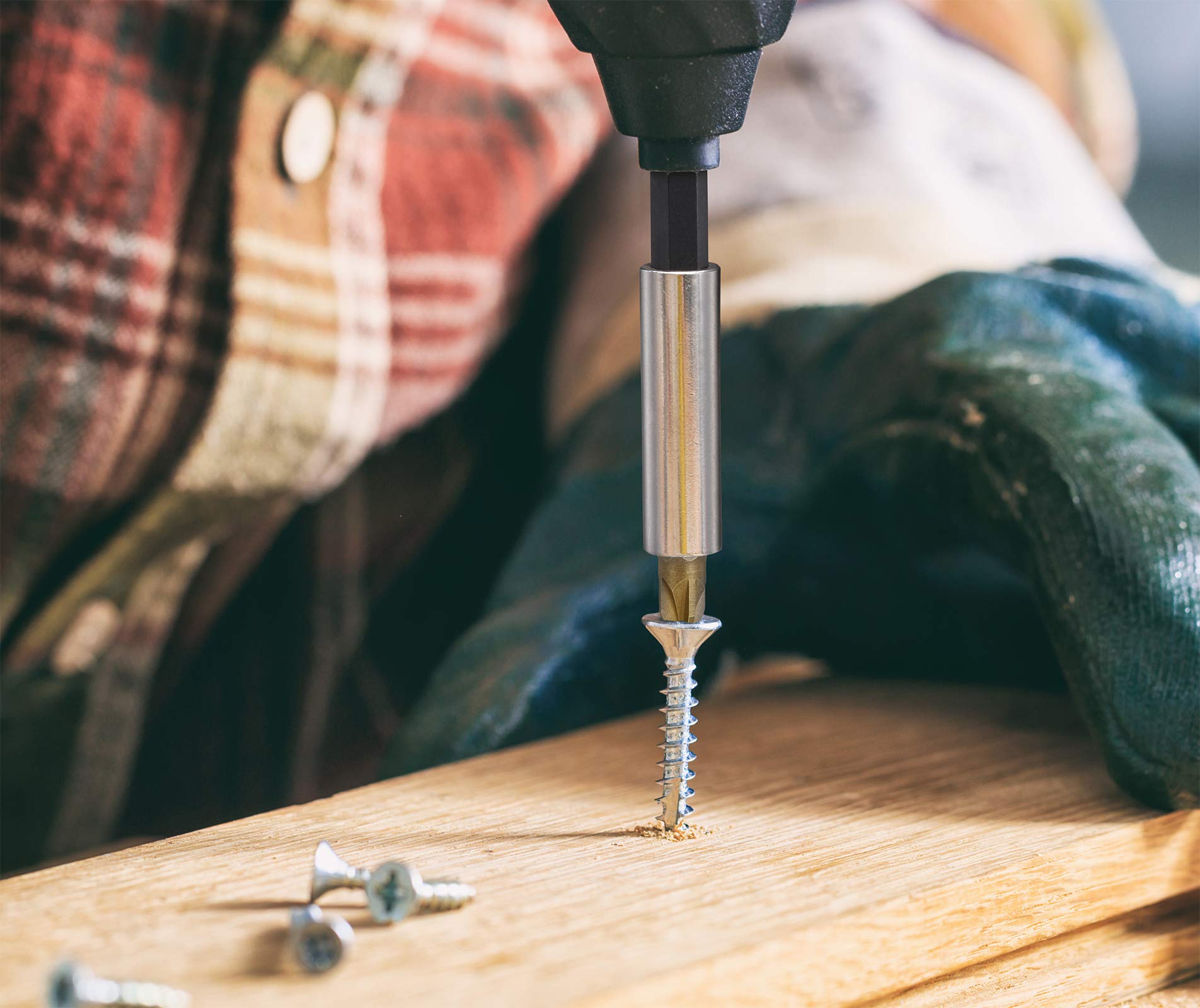 ARUCMIN nut driver and torx tamper-proof bits for precise fittings.