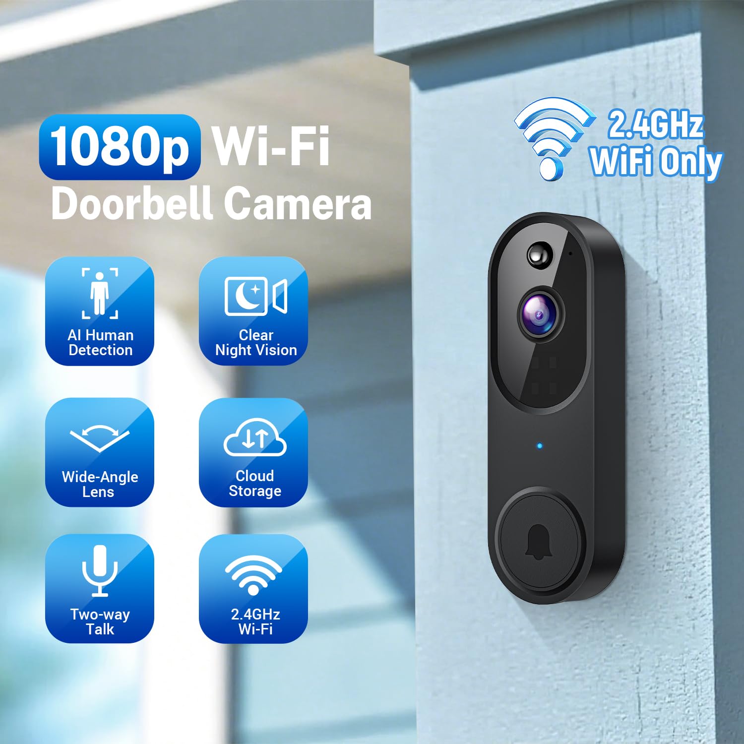 ArvoElio two-way audio lets you talk to visitors from anywhere in real time.