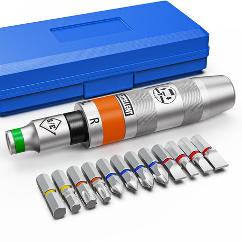 Arwealxs 13-piece manual impact driver kit for rusted fasteners and stuck screws.