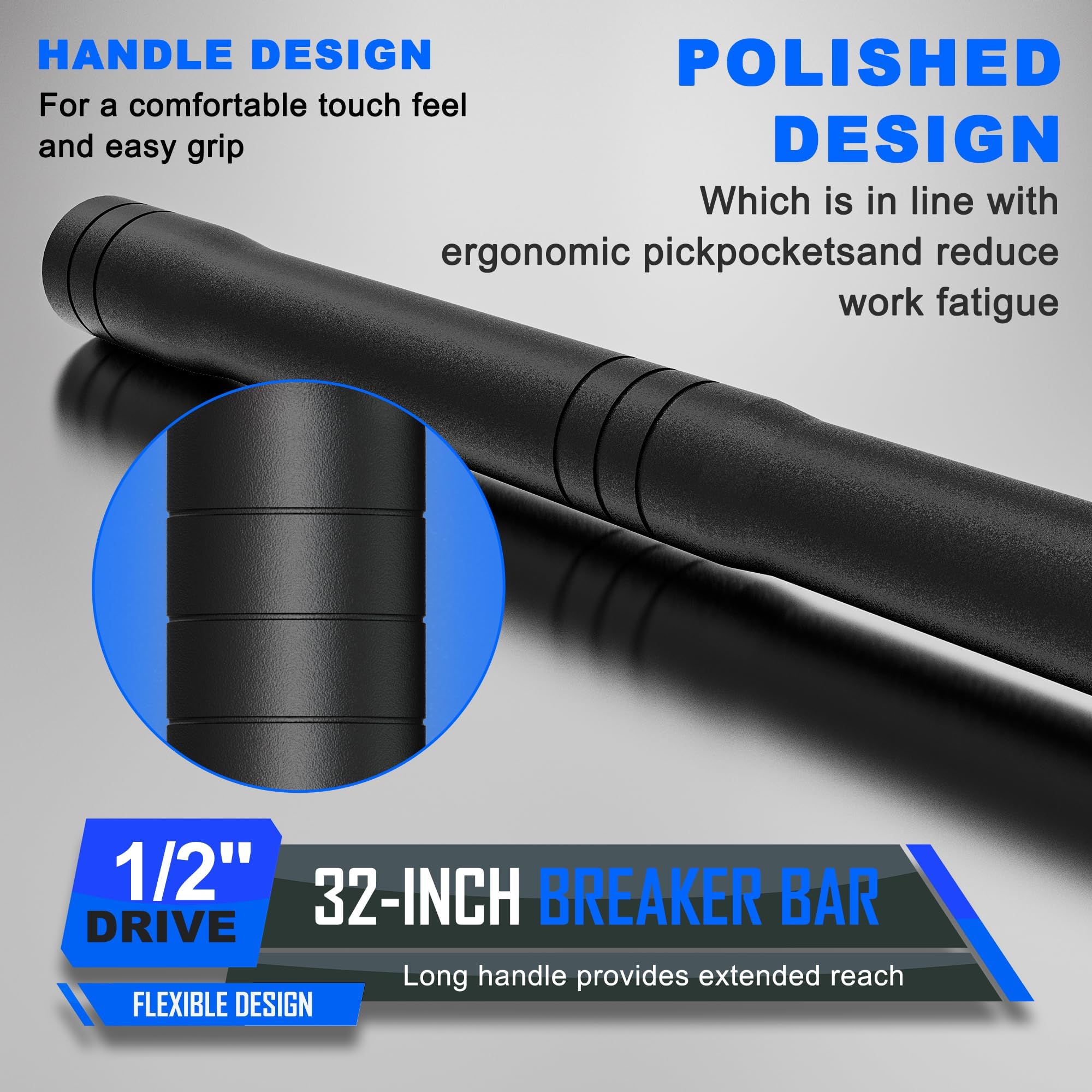 Chrome vanadium steel construction resists corrosion for extended life.