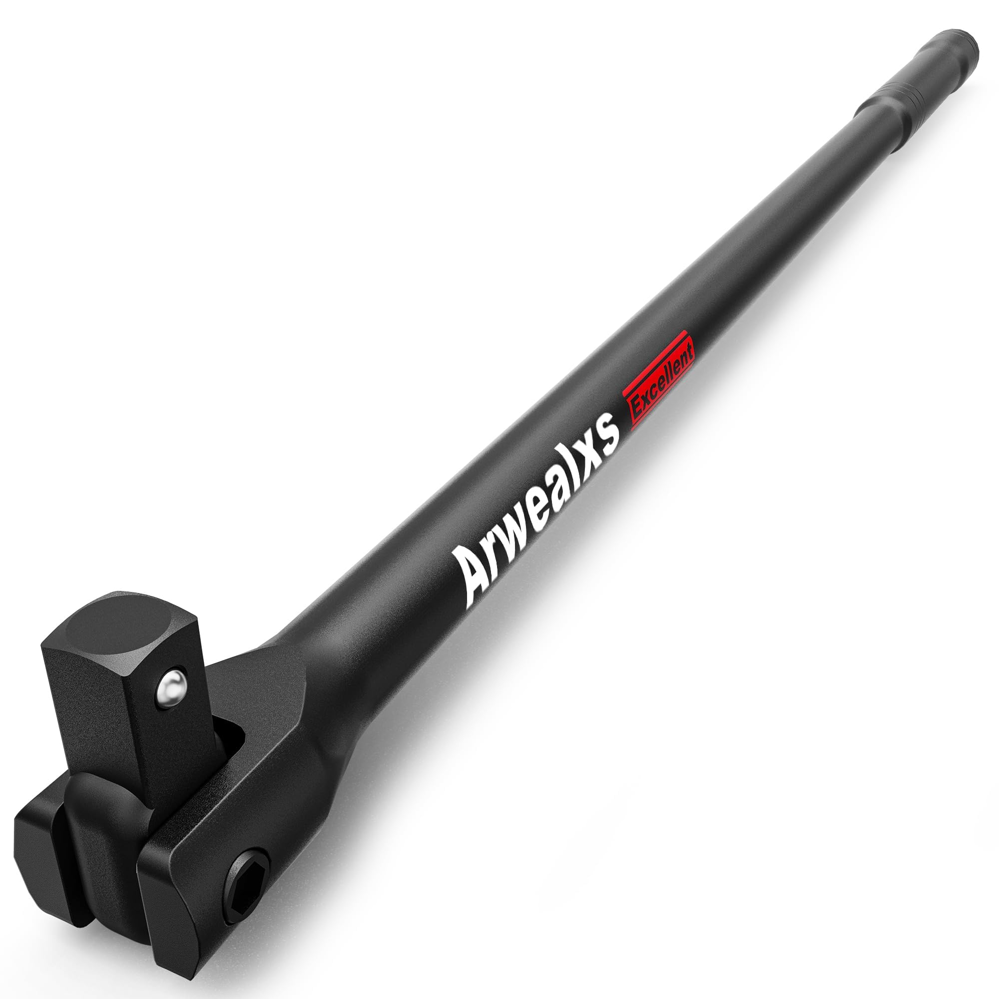 Arwealxs 1/2-inch breaker bar with rotatable head for versatile leverage.