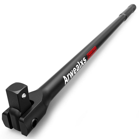 Arwealxs 1/2-inch breaker bar with rotatable head for versatile leverage.