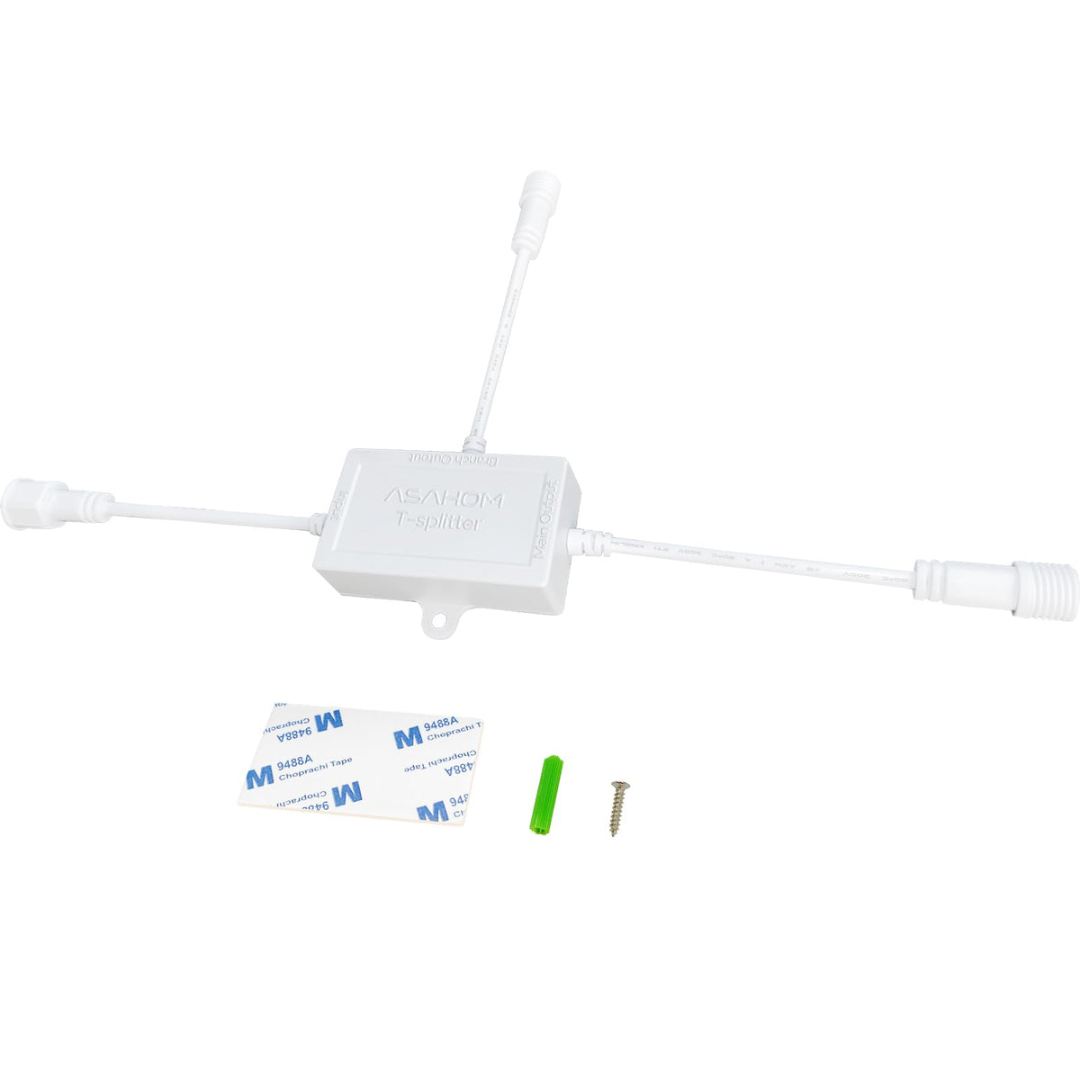 ASAHOM T-Splitter Type B front view enabling dual-light arrangements