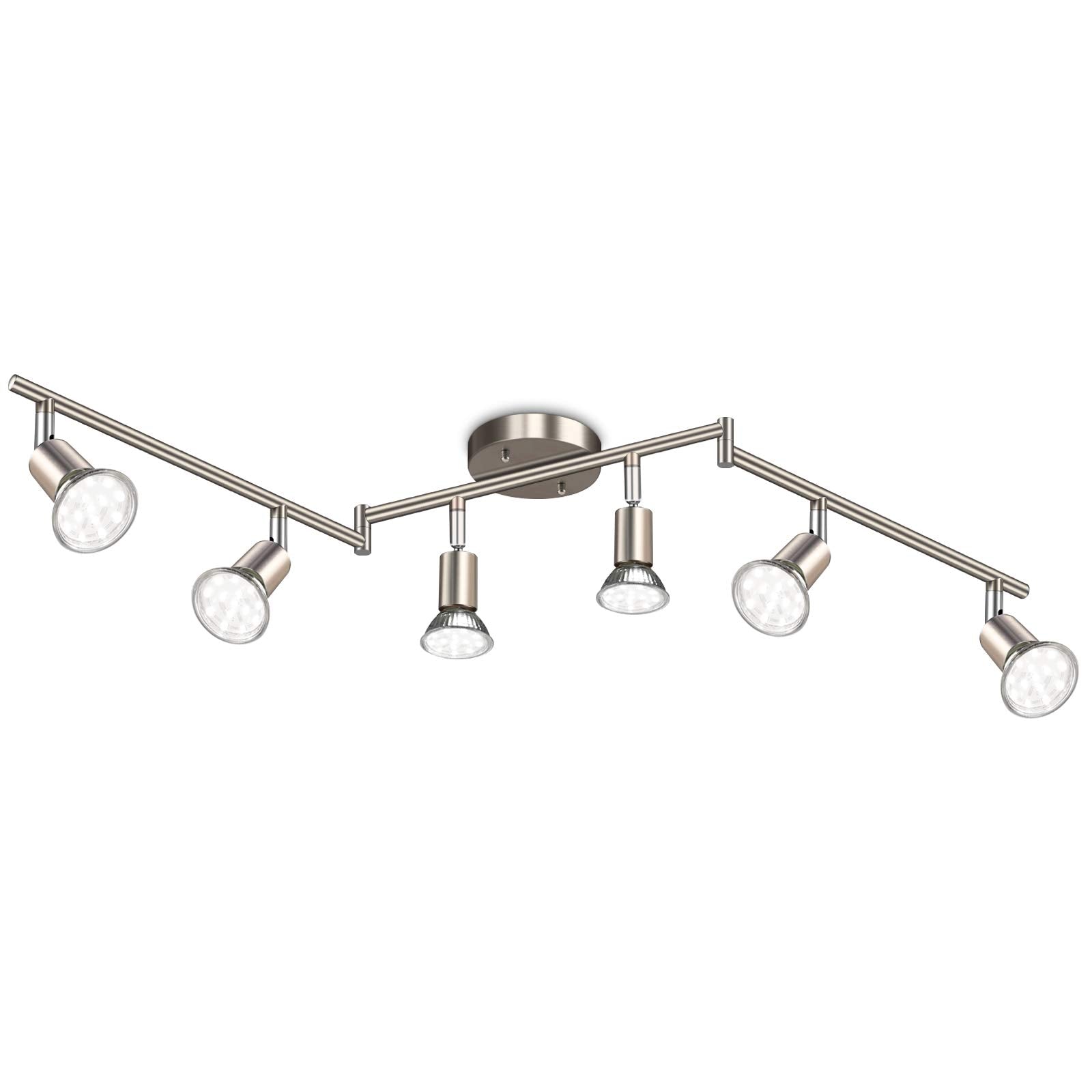 Ascher 6-light LED track lighting kit, versatile lighting for any room