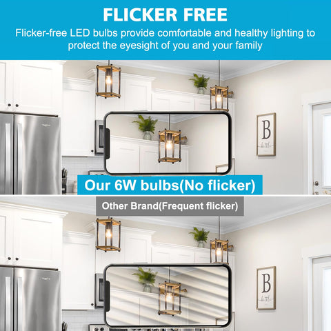 Ascher 750-lumen warm light provides bright, comfortable illumination.