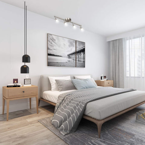 Bedroom setups gain relaxing ambiance with adjustable beam angles.