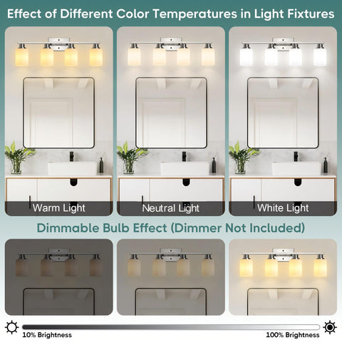 Ascher bulbs not included; easy upgrade to LED for energy efficiency