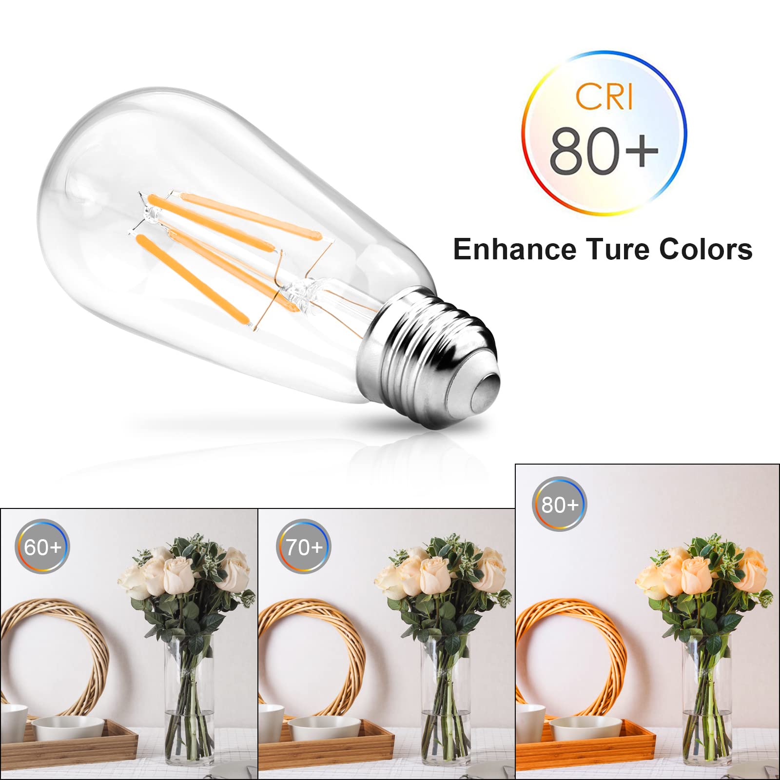 Ascher clear-glass Edison bulb adds authentic style to retro-inspired spaces