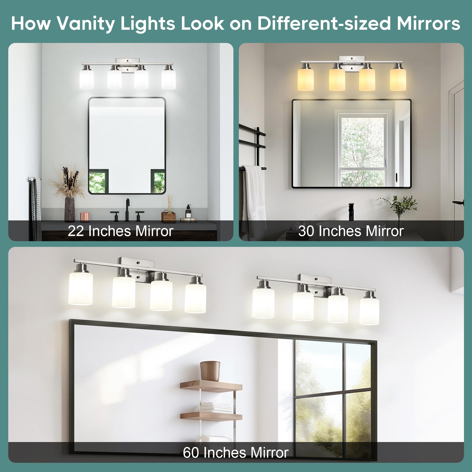 Ascher E26 socket compatibility supports LED, CFL, halogen, or incandescent bulbs