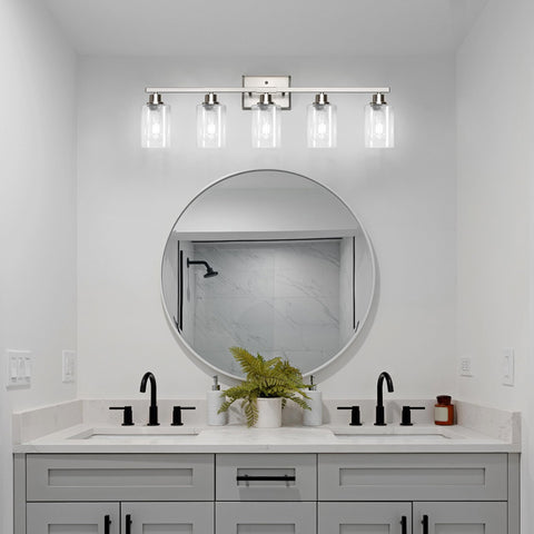 Ascher hardwired installation guide for bathroom light fixture setup