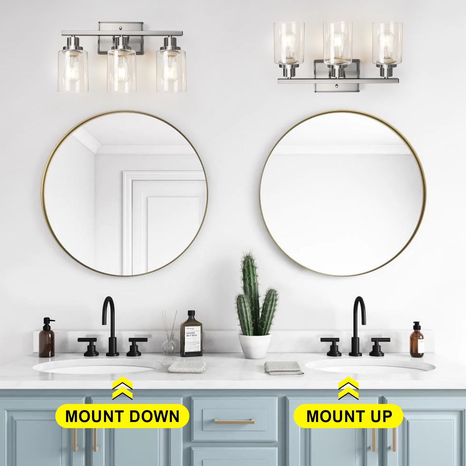 Suitable for bathrooms, kitchens, living rooms, and entryways.