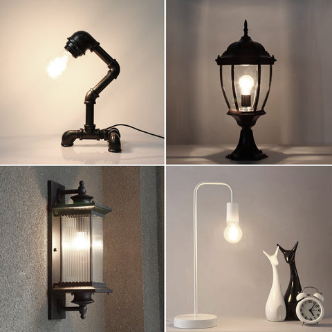 Ascher LED filament bulb ideal for bar or cafe spaces with bright daylight glow