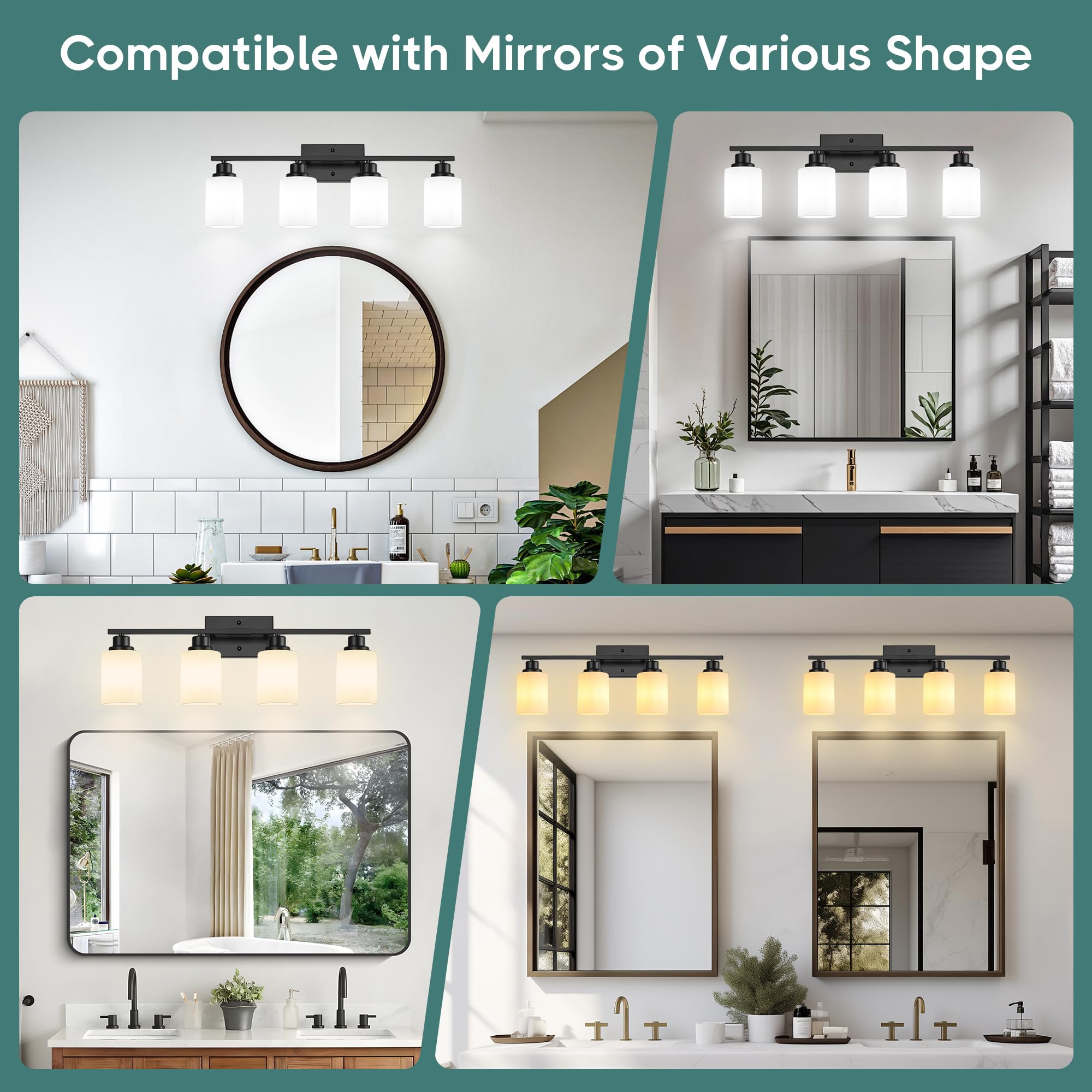 Ascher milky glass shade close-up showcases diffuse glow and glare reduction.