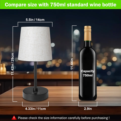 Ascher small cordless table lamp color cycle mode for dynamic mood lighting at parties
