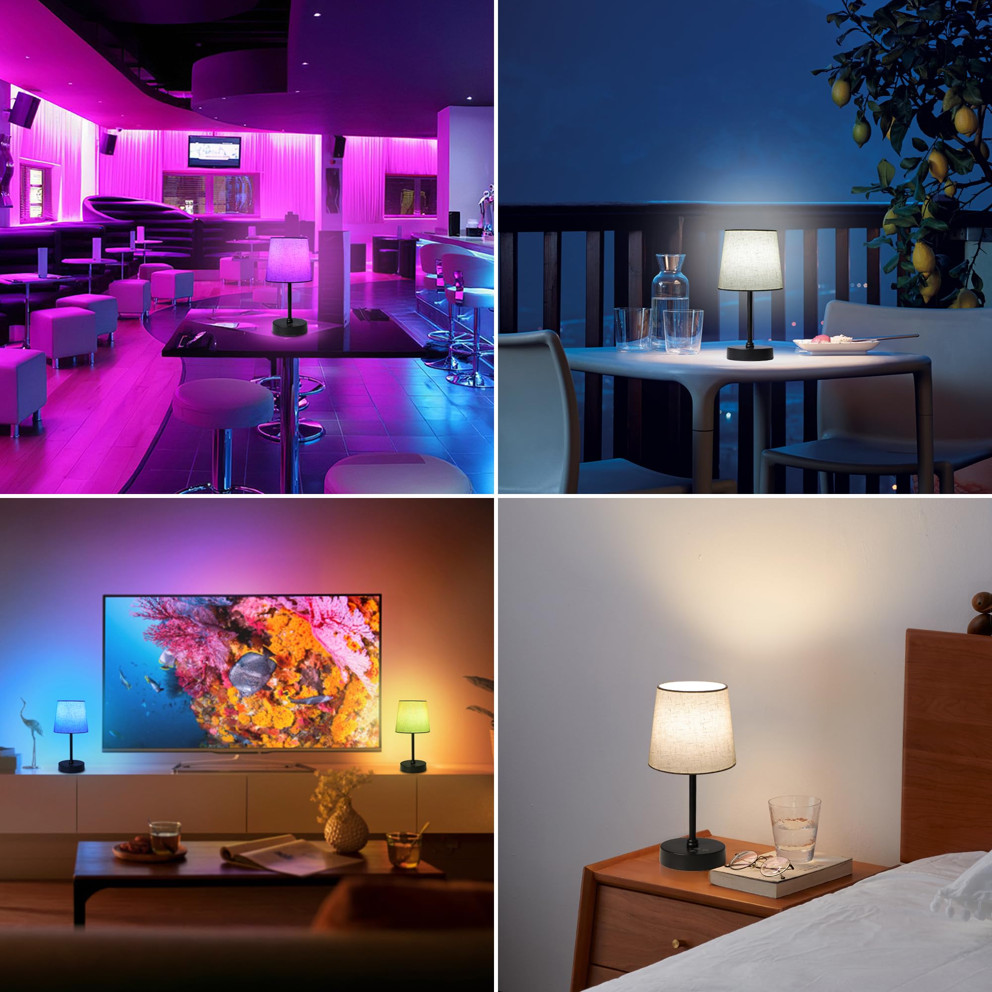 Ascher portable night light suitable for bedside and travel
