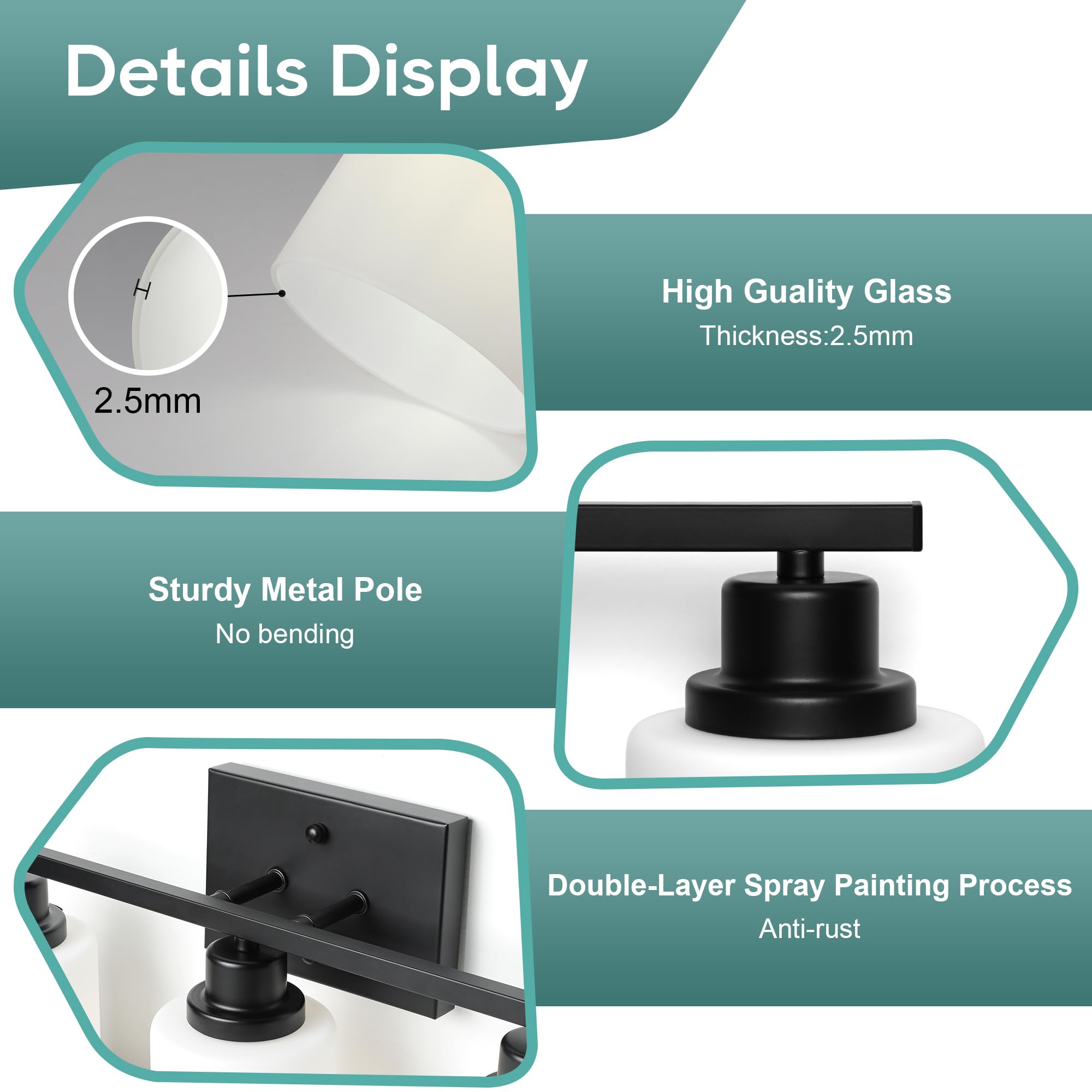 Ascher E26 socket compatibility supports LED, CFL, or incandescent bulbs.