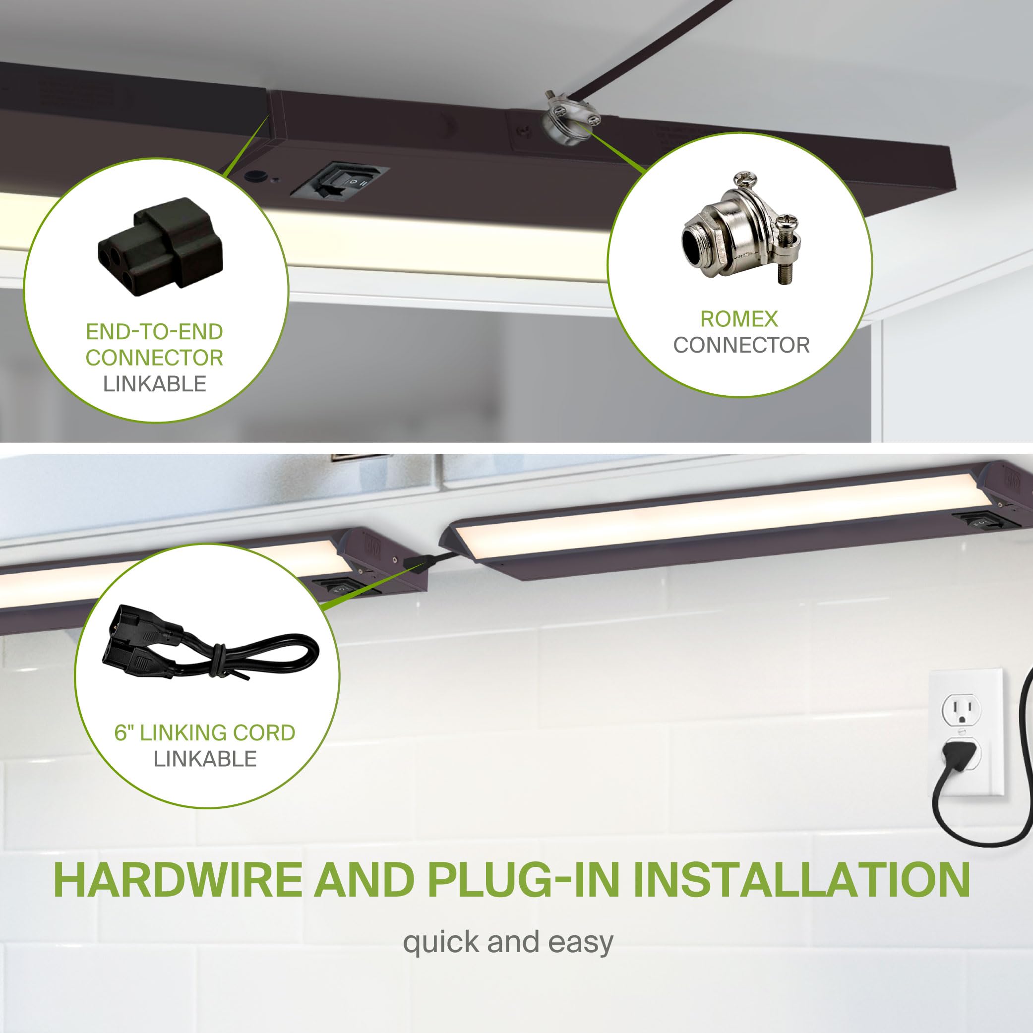 ASD aluminum housing for durable under-cabinet lighting