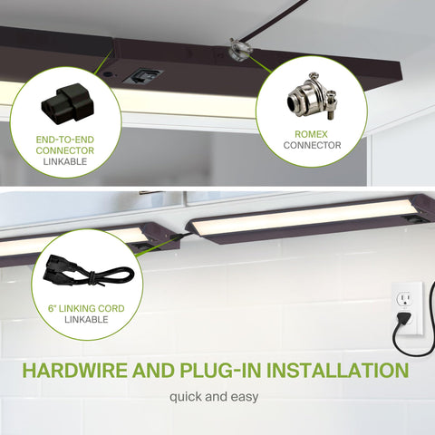 ASD aluminum housing for durable under-cabinet lighting