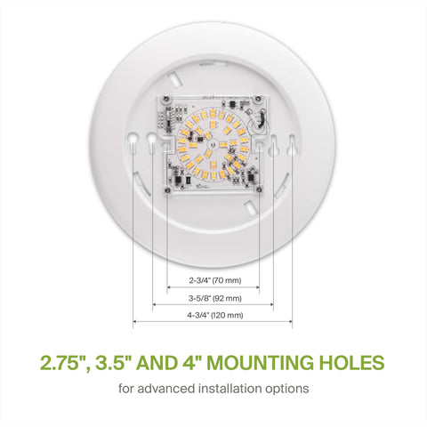 ASD LED disk light 6-inch CRI90+ for natural color rendering.