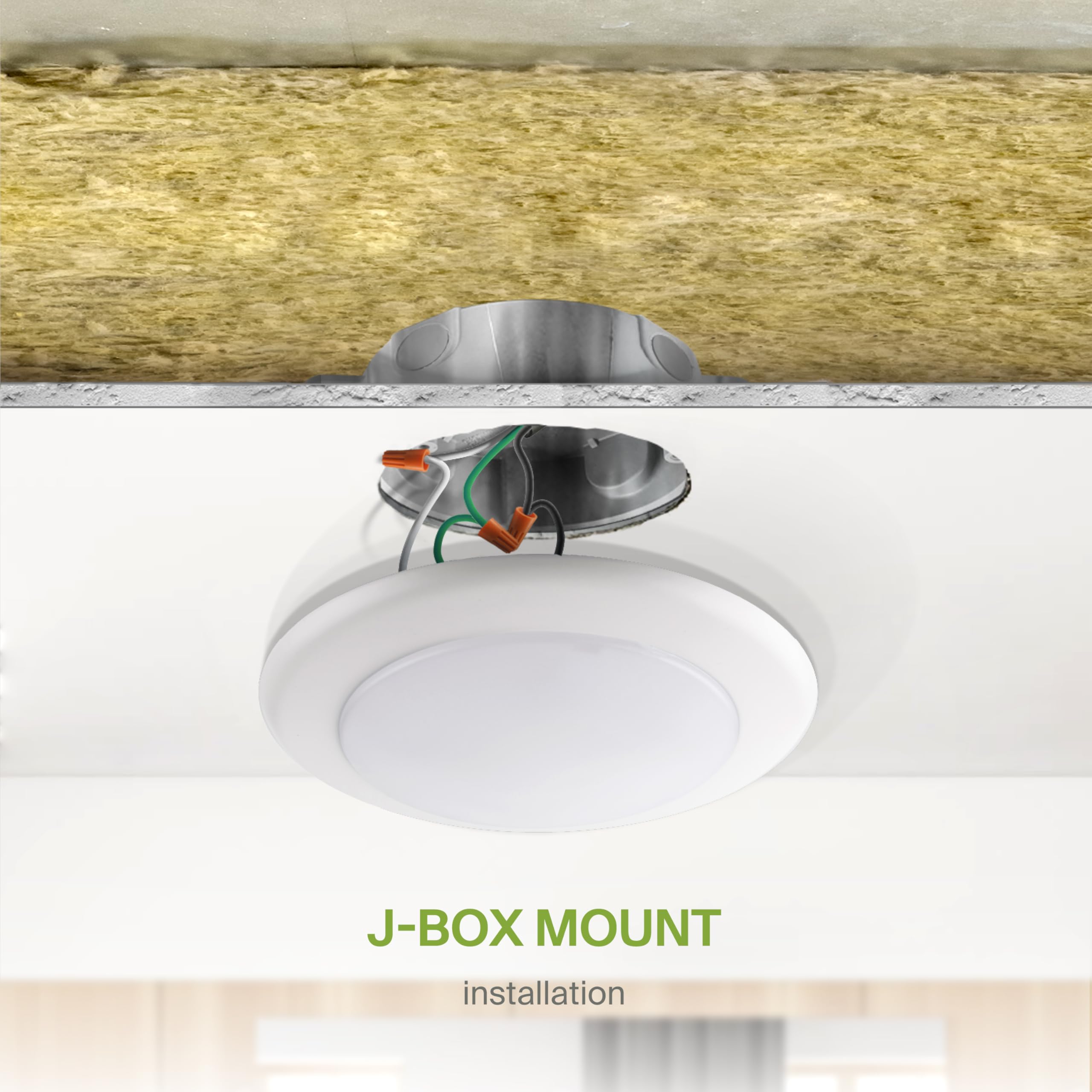ASD LED disk light 6-inch Energy Star and UL certified for efficiency.