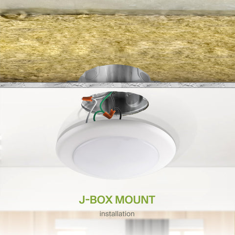 ASD LED disk light 6-inch Energy Star and UL certified for efficiency.
