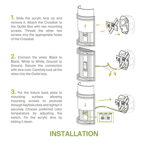 ASD LED wall light ETL-certified for safety and quality assurance