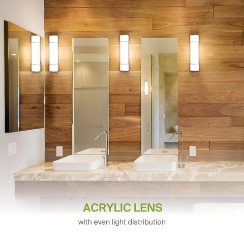 ASD vanity light Energy Star certified for efficient operation