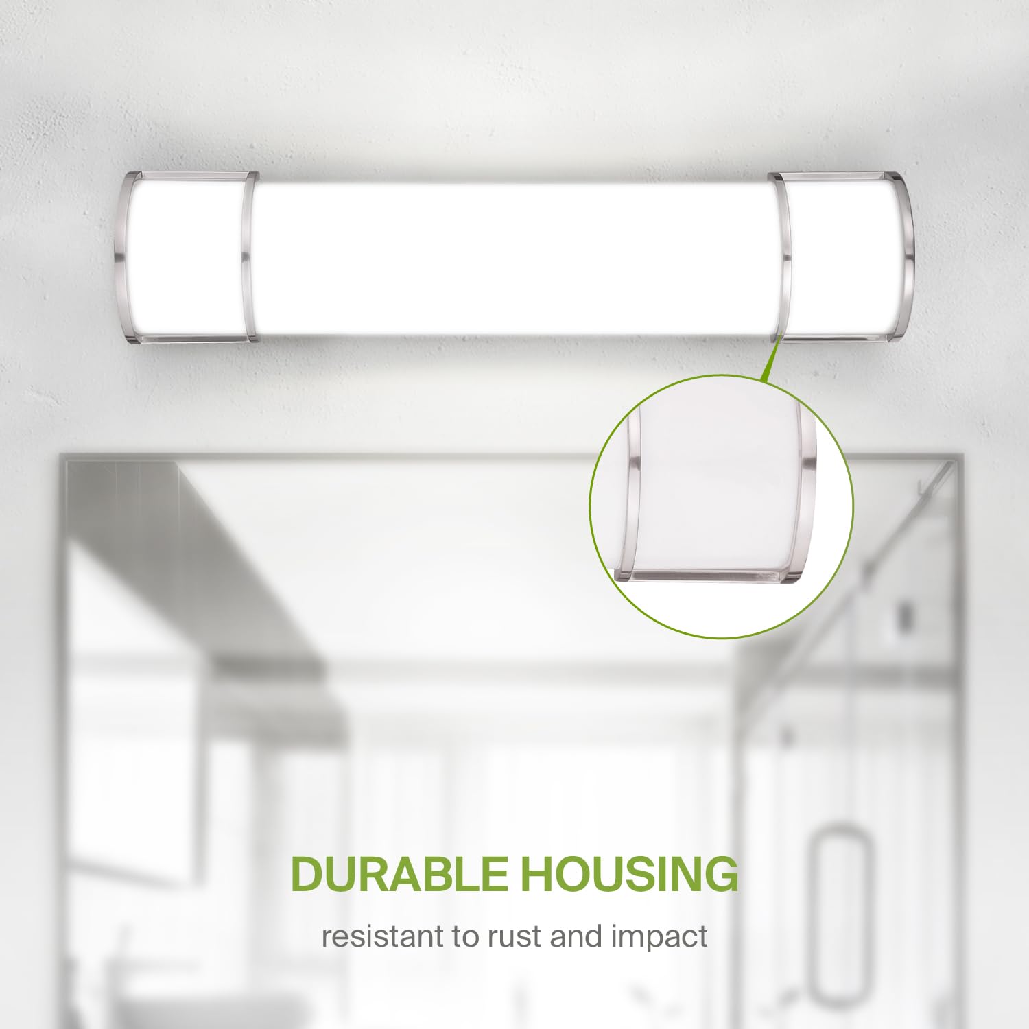 ASD vanity light ETL-listed damp location suitable indoors