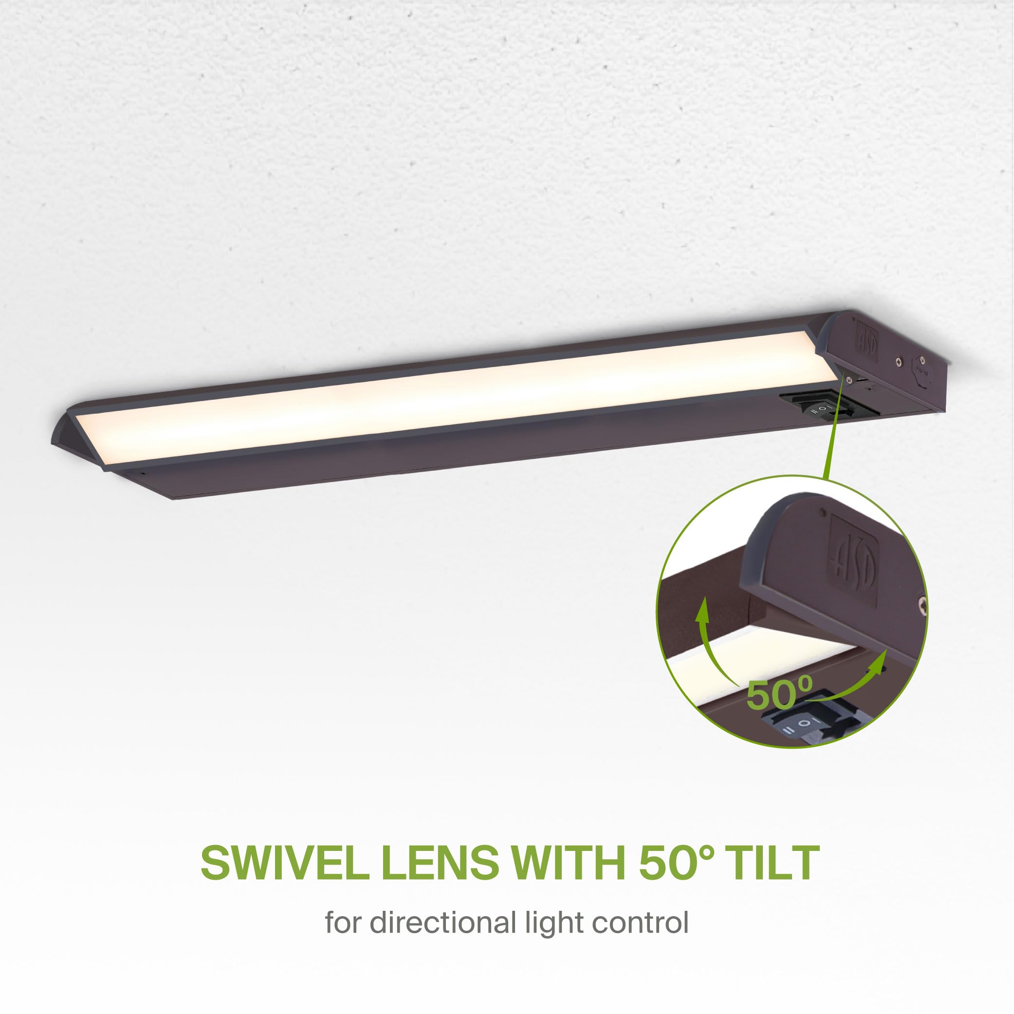 ASD linkable under-cabinet lights for extended kitchen illumination
