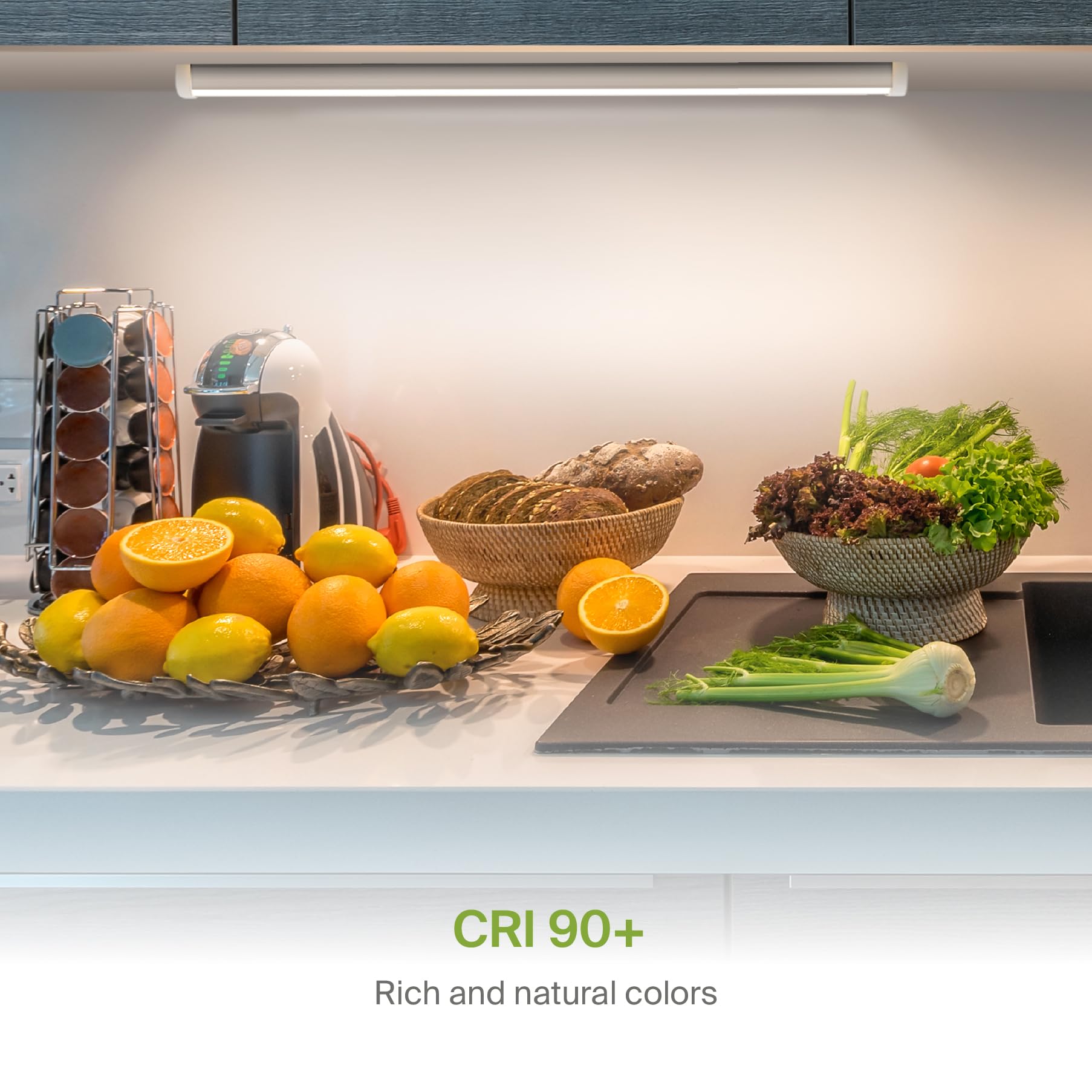 ASD linkable under-cabinet light kit for scalable kitchen lighting