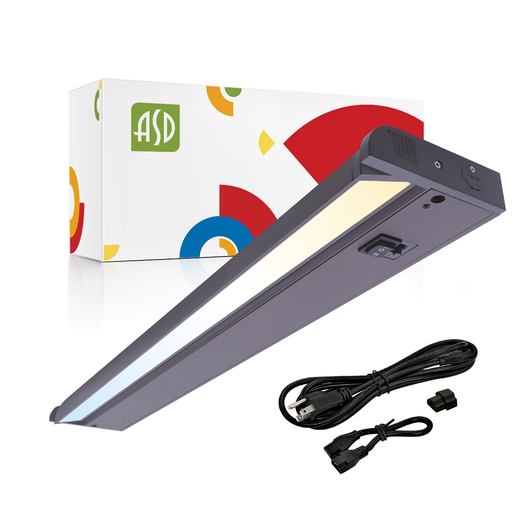 ASD swivel under-cabinet light bronze with 50-degree lens for targeted task lighting