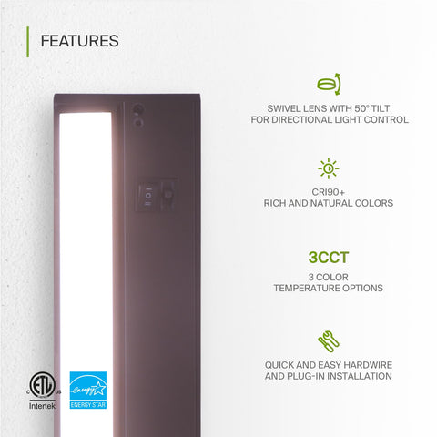 ASD 24in dimmable under-cabinet light with triac dimming