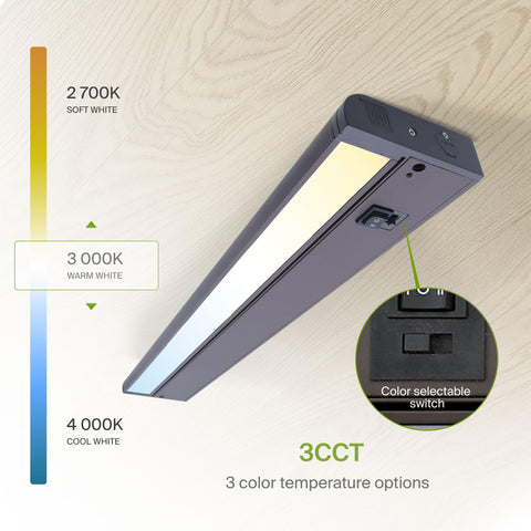 ASD damp-location rated bronze under-cabinet light for kitchens