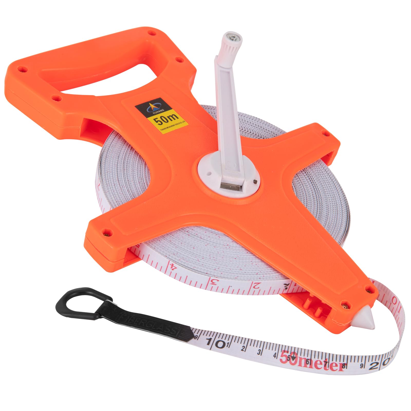 ASDFGHT open reel tape measure 165 feet for long outdoor measurements