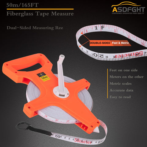 ASDFGHT outdoor field measurement tape for campuses and sports fields