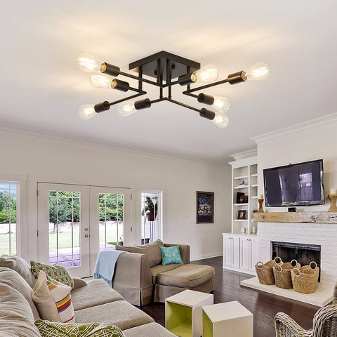 ASGYISA bulbs-not-included chandelier ready to install