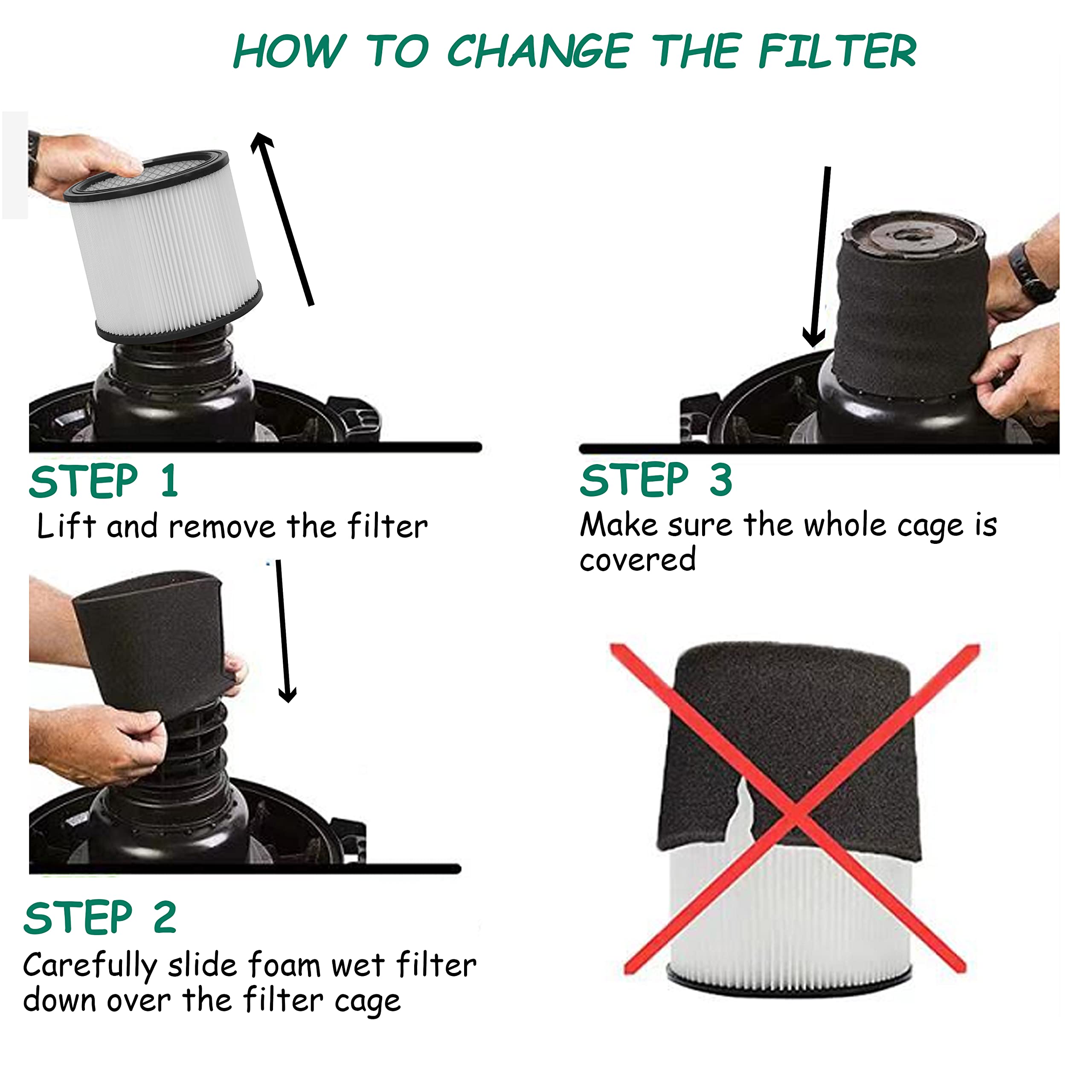 Pack of two Asheviller filters offers cost-effective replacement.