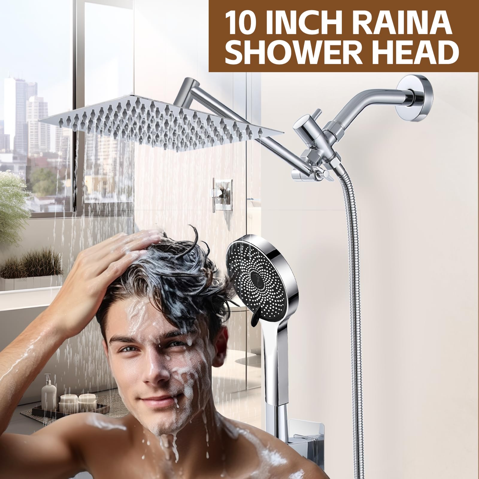Ashwanth luxury shower experience brings spa-like comfort at home.
