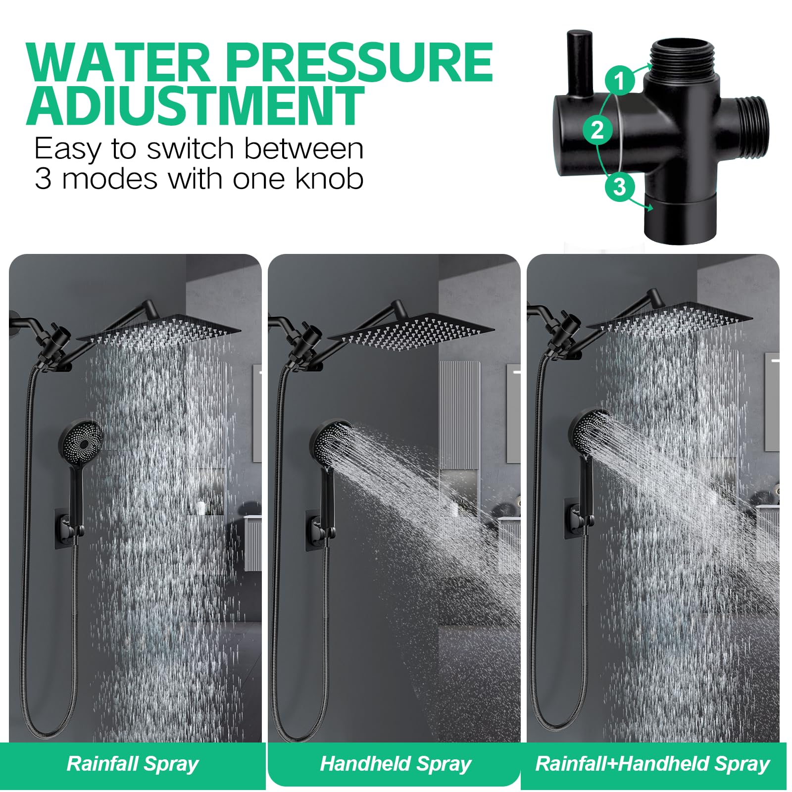 Ashwanth handheld spray mode provides versatile cleaning for families.