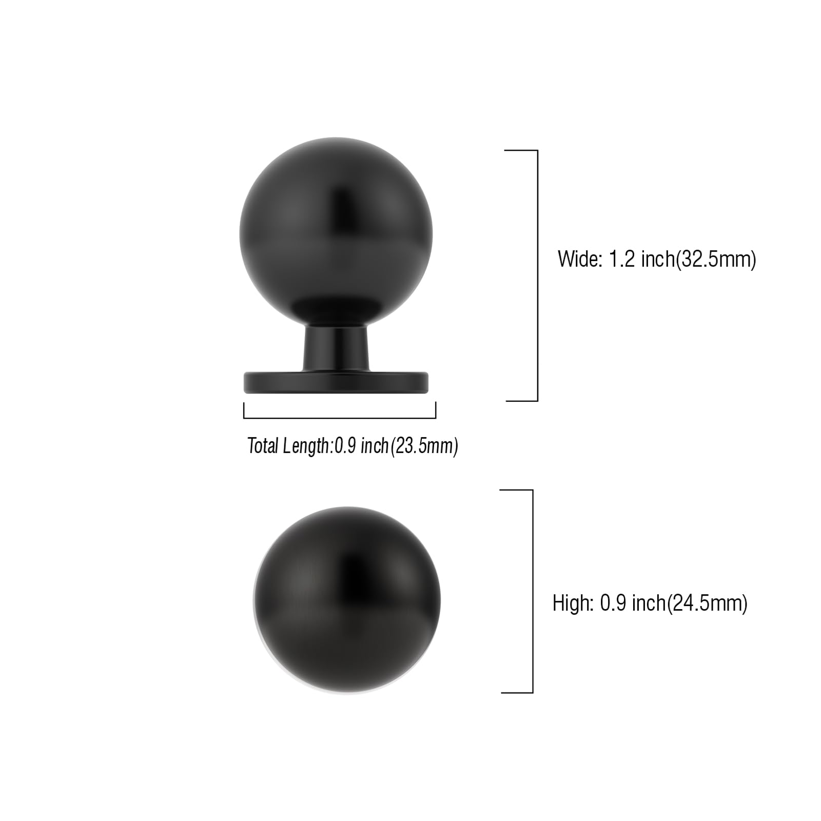 Asidrama 10-pack cabinet knobs neatly packaged to prevent scratches