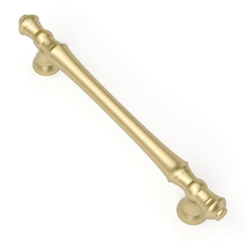 Asidrama 5-inch brushed gold cabinet handle close-up, durable zinc alloy for lasting daily use.