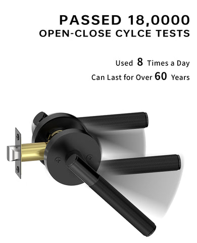 Asidrama adjustable backset lever fits 60mm or 70mm doors.