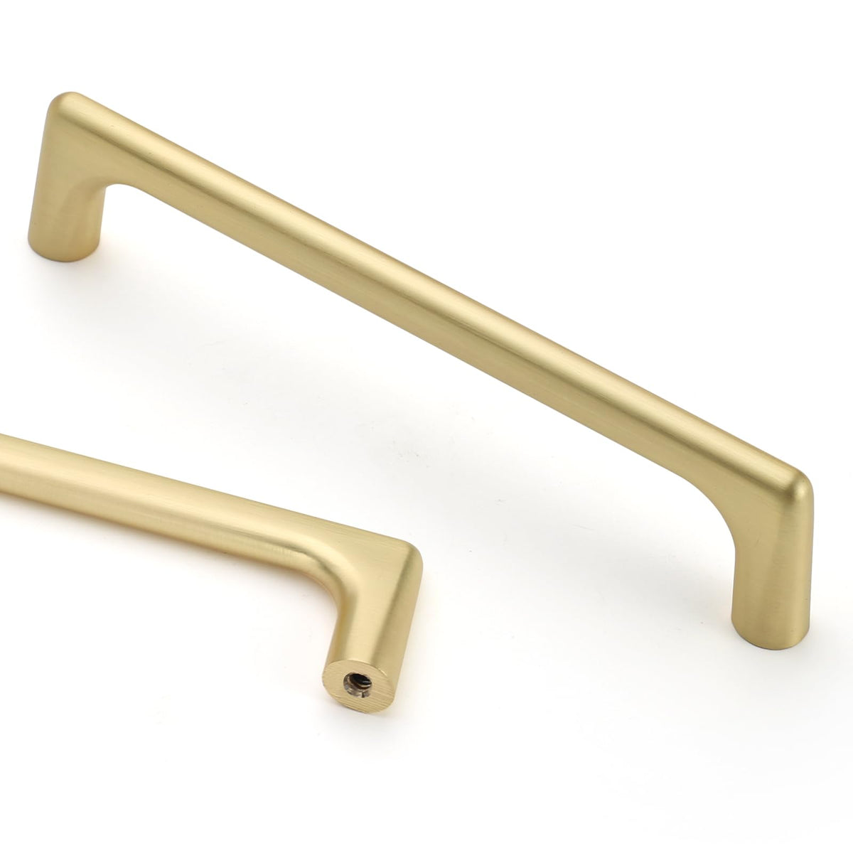 Asidrama brushed gold cabinet pulls, packaging protects each handle during shipping.