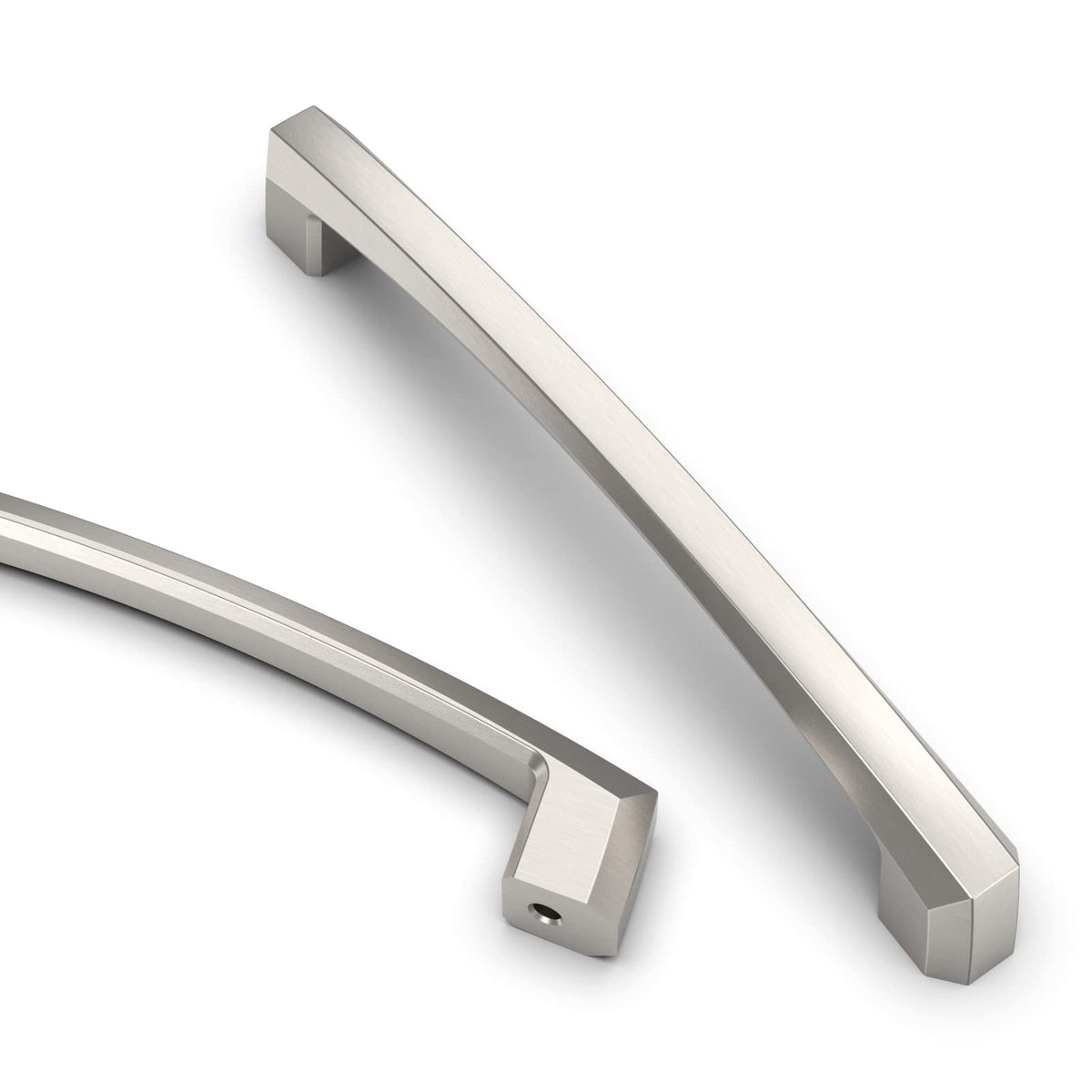 Asidrama brushed satin nickel 5-inch handle front view for a modern kitchen upgrade
