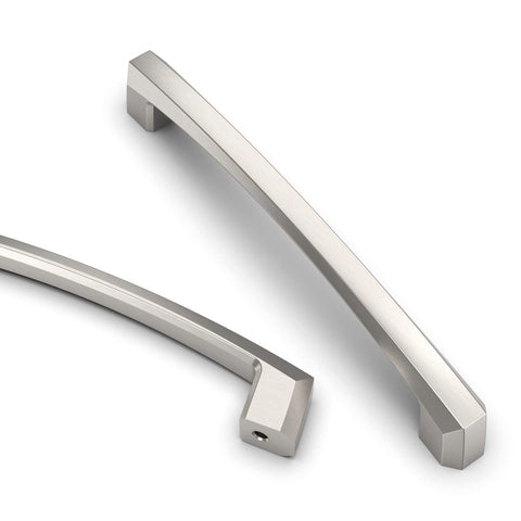 Asidrama brushed satin nickel 5-inch handle front view for a modern kitchen upgrade