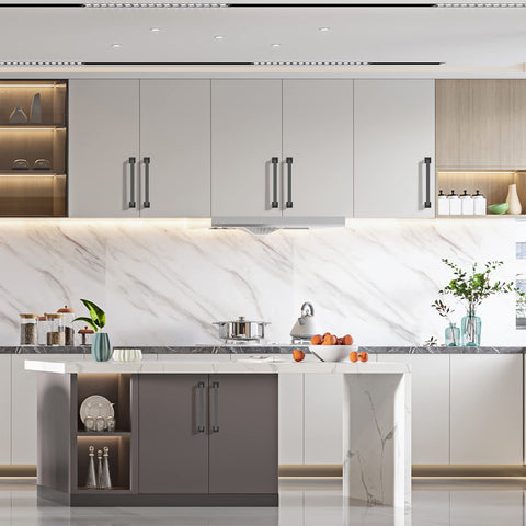 Installation-ready hardware with standard screws for easy replacement.