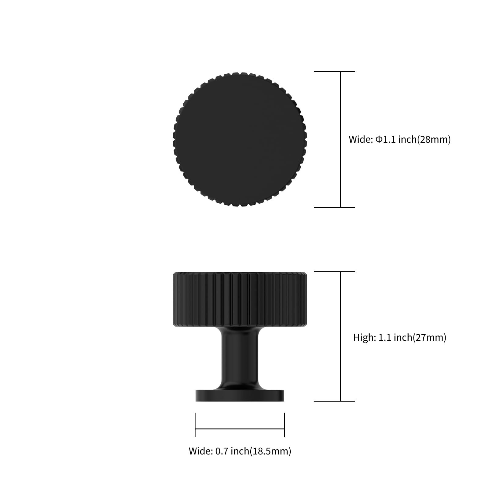 Asidrama cabinet knob pack offers durable zinc alloy hardware for drawers