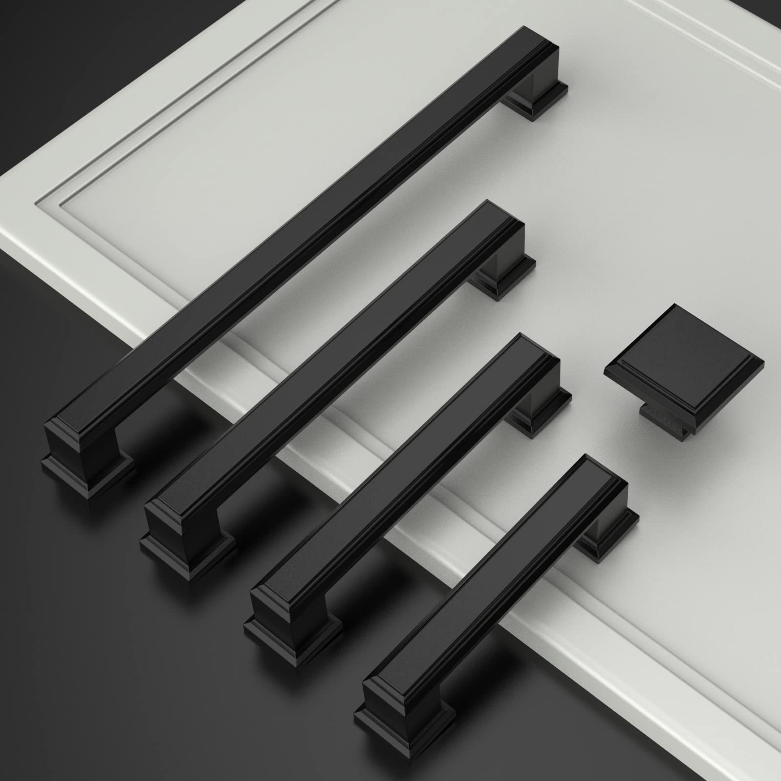 Asidrama cabinet knobs with easy installation on cabinetry