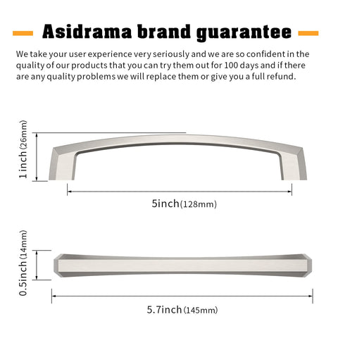 Asidrama cabinet pull 10-pack displayed for versatile hardware options
