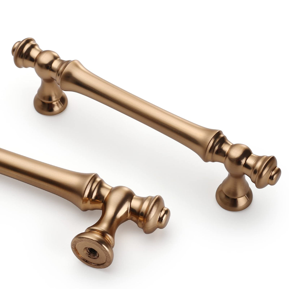 Asidrama champagne bronze cabinet handle close-up showing durable 96 mm fit